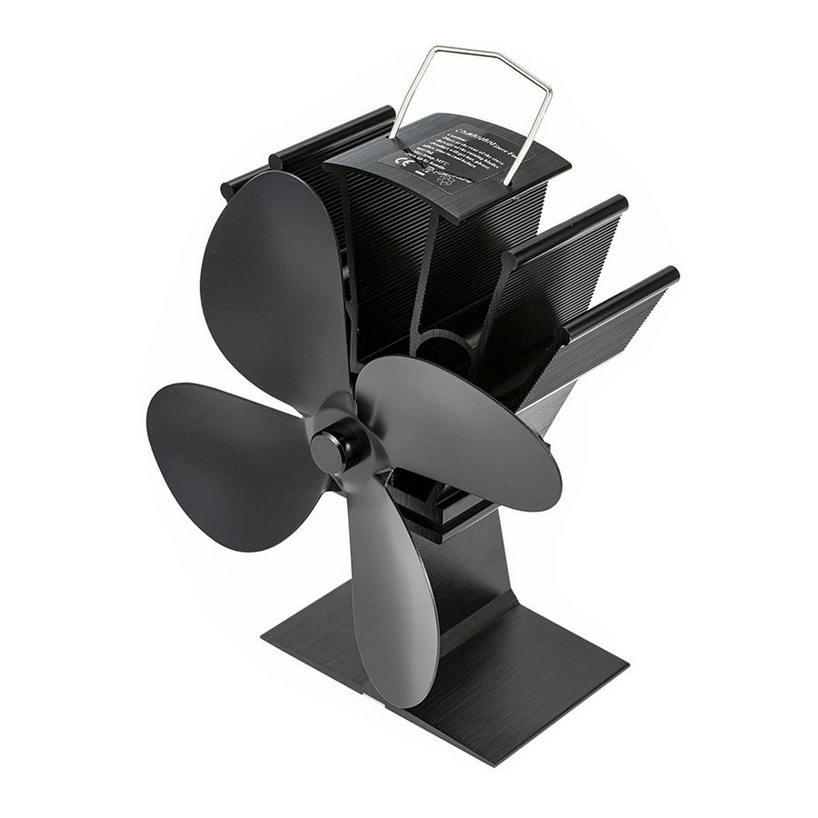 Stove Fan Heat Powered 4 Blade - Mini 4 Blade Heat Powered Stove