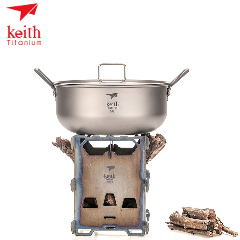 Ultralight Titanium Wood Stove Backpack - Bếp đốt củi hợp kim titan