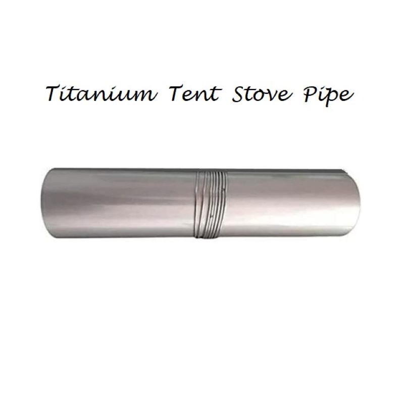 Hot Tent Wood Stove With Chimney Pipe - Titanium Tent Stove Pipe Wood Stove