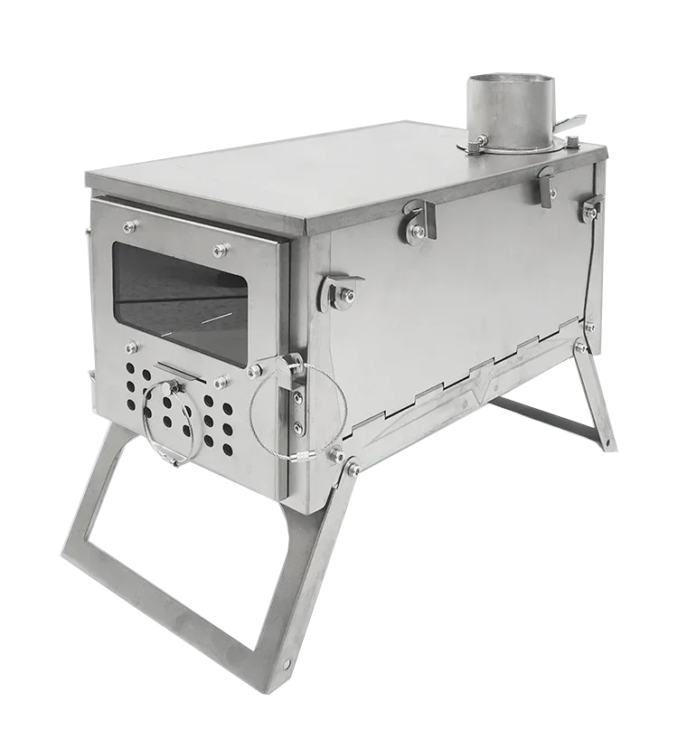 Titanium Folding Wood Stove Tent - Titanium Wood Burning Stove Portable Folding