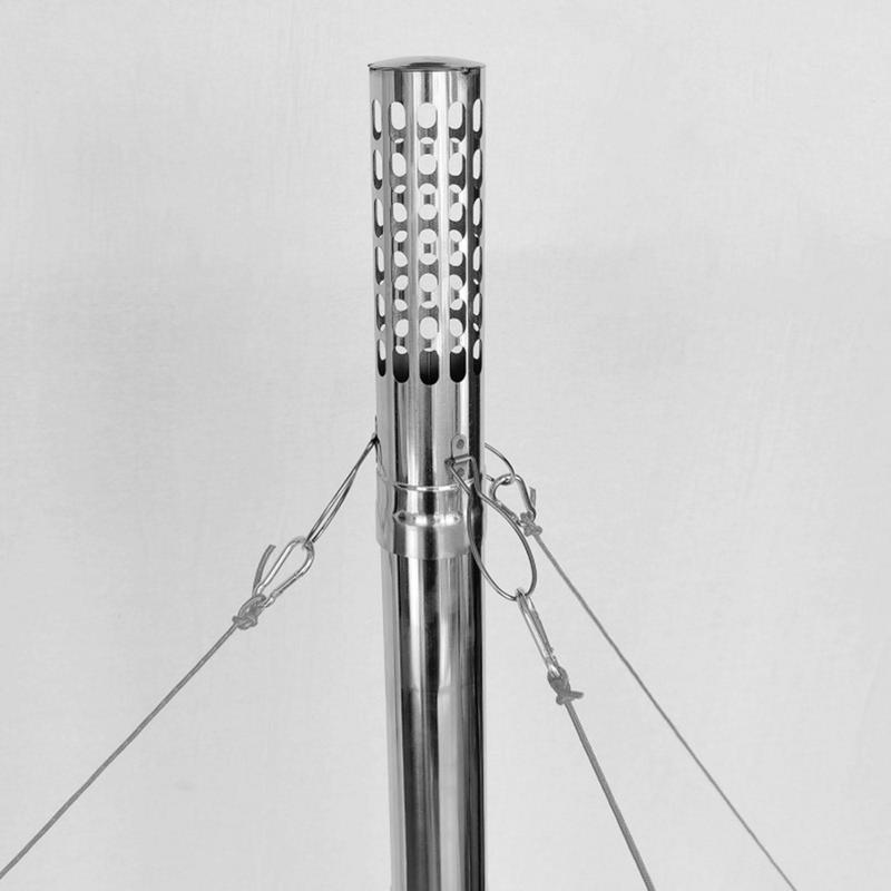 Tent Stove Pipe Spark Arrestor Cap - Tent Stove Chimney Pipe Stainless Steel