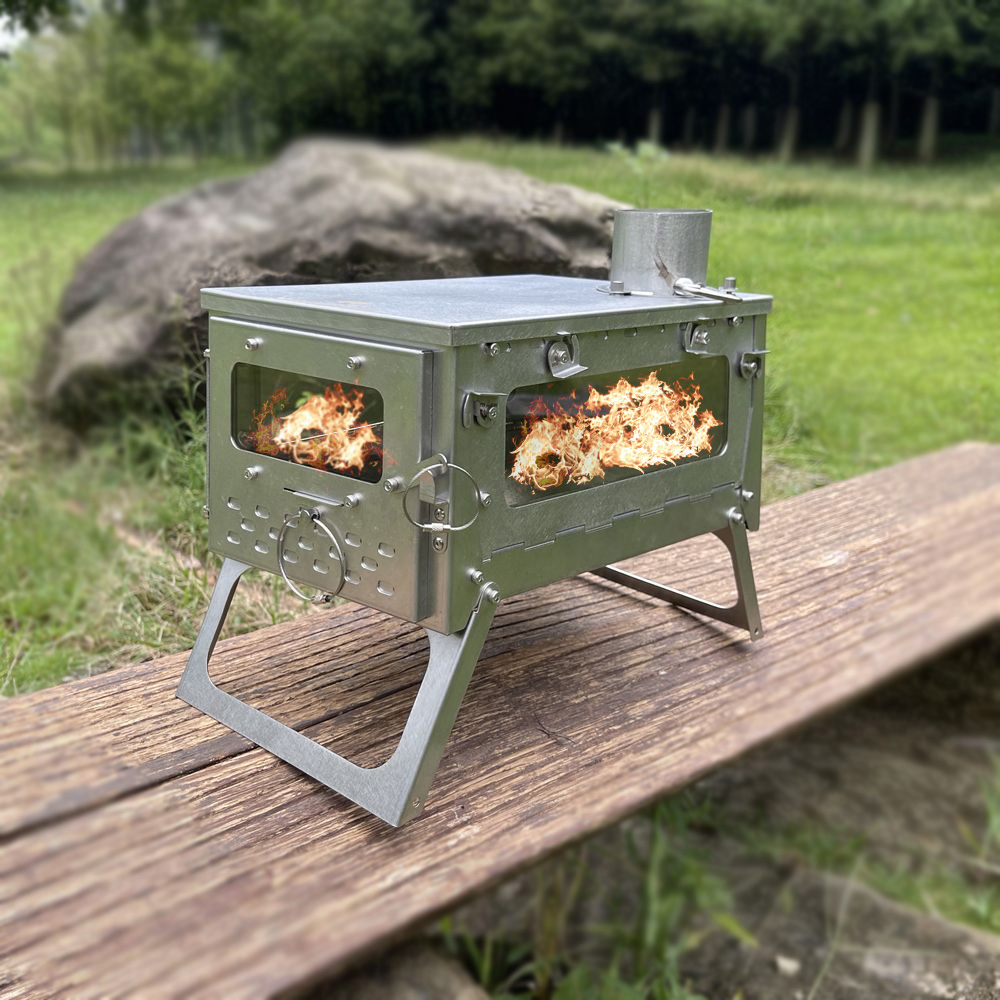 Ultralight Hot Tent Stove With - đánh giá và giá Hot Tent Wood Stove With Chimney Pipe