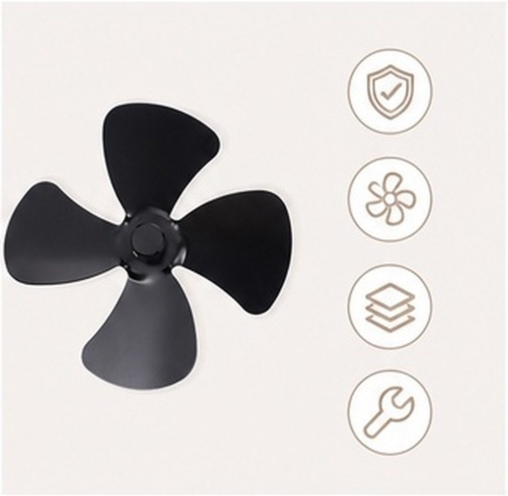 Replacement 4-Blades Aluminum  - đánh giá và giá Stove Fan Heat Powered 4 Blade