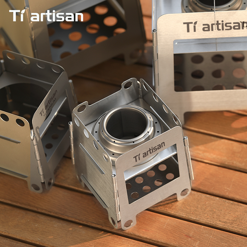 Tiartisan Titanium Multi-fuel  - đánh giá và giá Ultralight Titanium Wood Stove Backpack