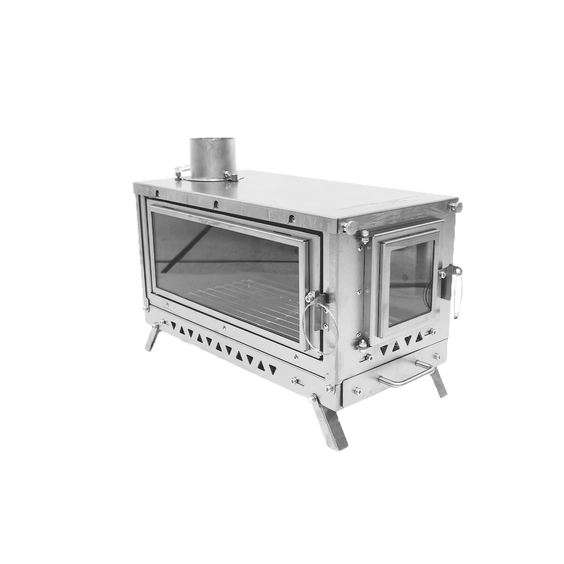 Titanium folding wood stove fo - đánh giá và giá Titanium Folding Wood Stove Tent
