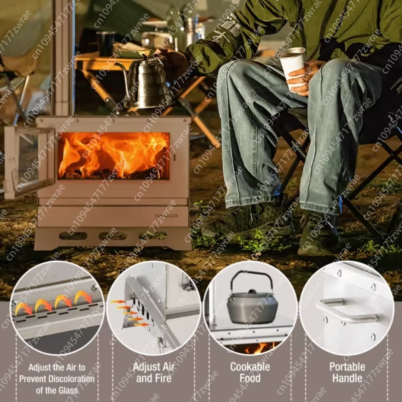 Portable Folding Tent Wood Sto - đánh giá và giá Hot Tent Wood Stove With Chimney Pipe