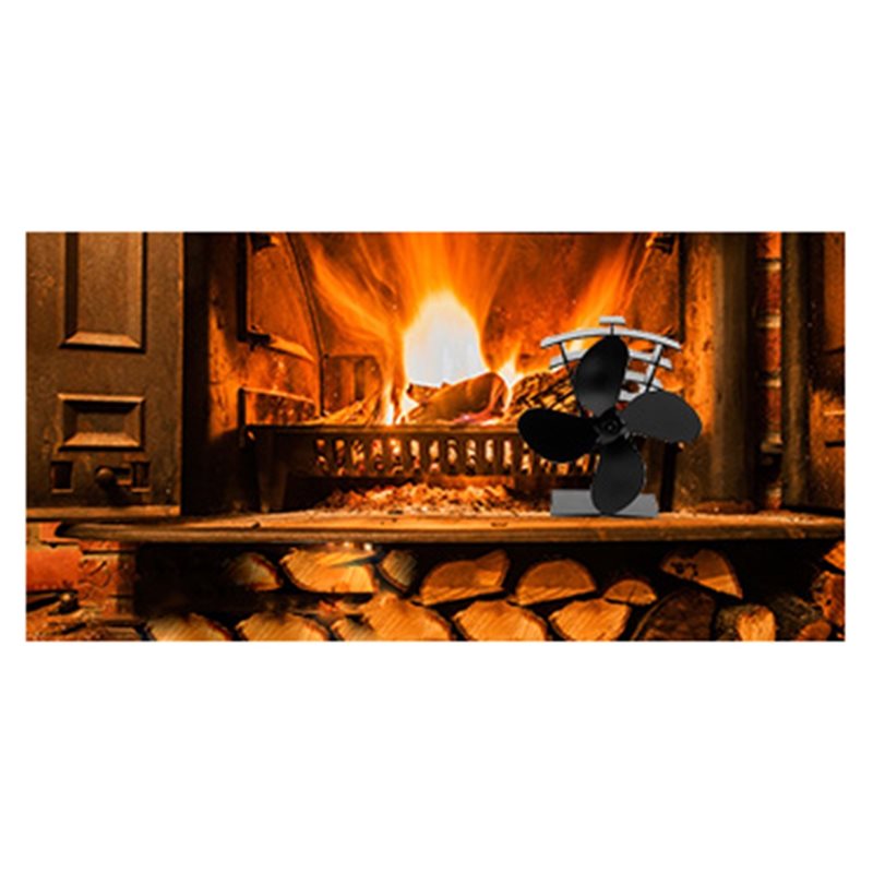 IALJ-High Temperature Wood Sto - đánh giá và giá Stove Fan Heat Powered 4 Blade