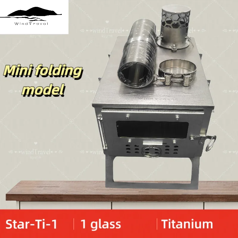 Titanium Stove Camping Wood St - đánh giá và giá Titanium Folding Wood Stove Tent