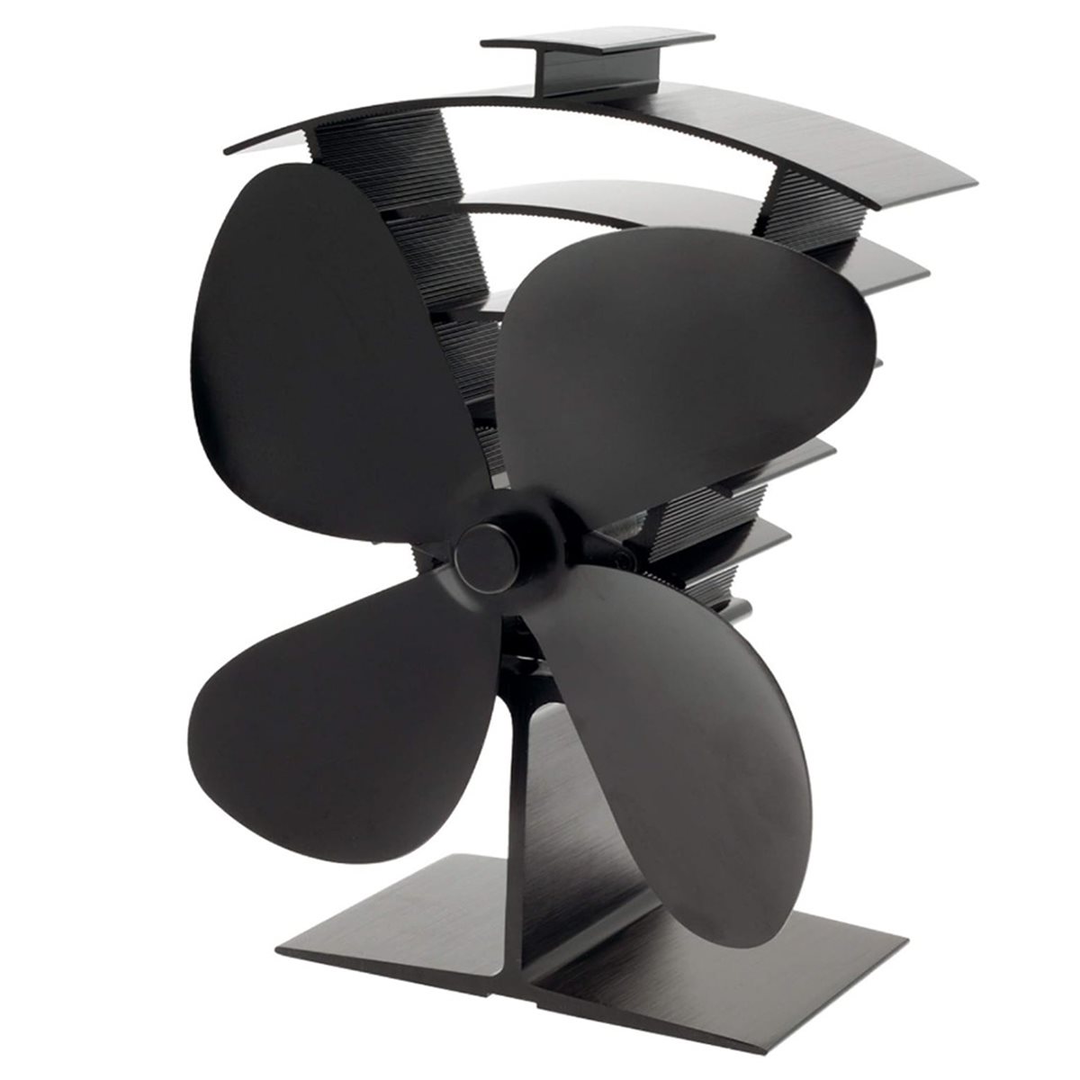 Wood Stove Fan Aluminum Withst - đánh giá và giá Stove Fan Heat Powered 4 Blade