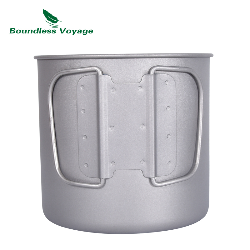 Boundless Voyage Camping Cooki - đánh giá và giá Titanium Cooking Pot Pan Mess Kit