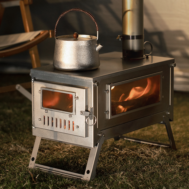 Titanium Outdoor Camping Tent  - đánh giá và giá Titanium Folding Wood Stove Tent