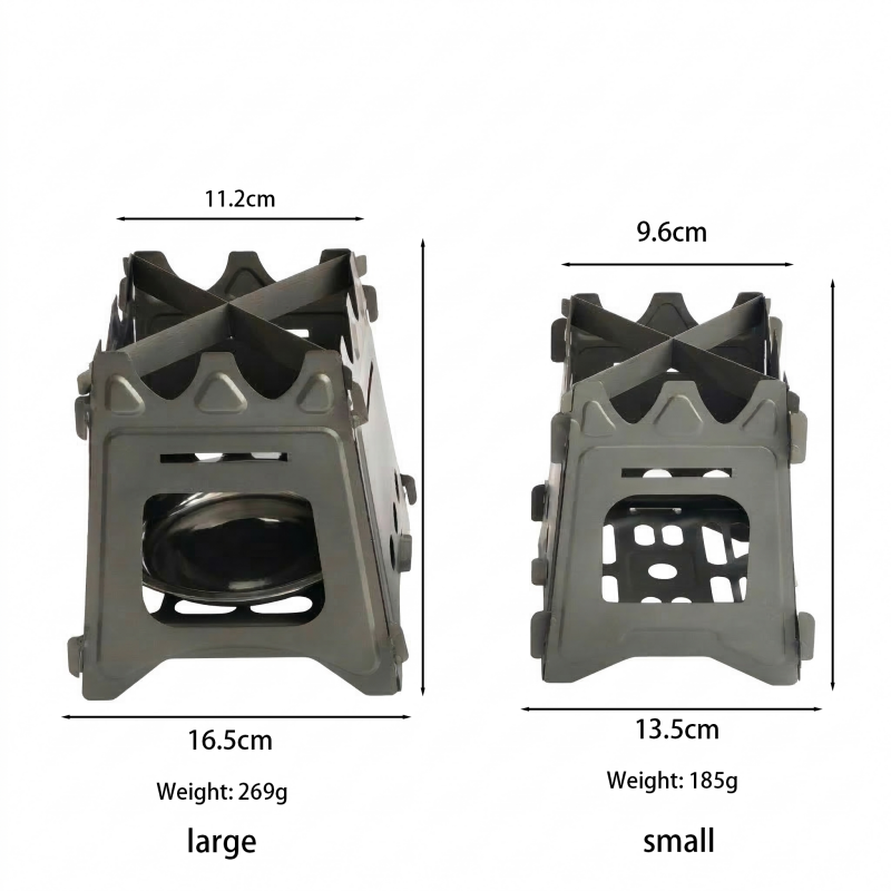 Titanium Folding Wood Stove Po - đánh giá và giá Ultralight Titanium Wood Stove Backpack