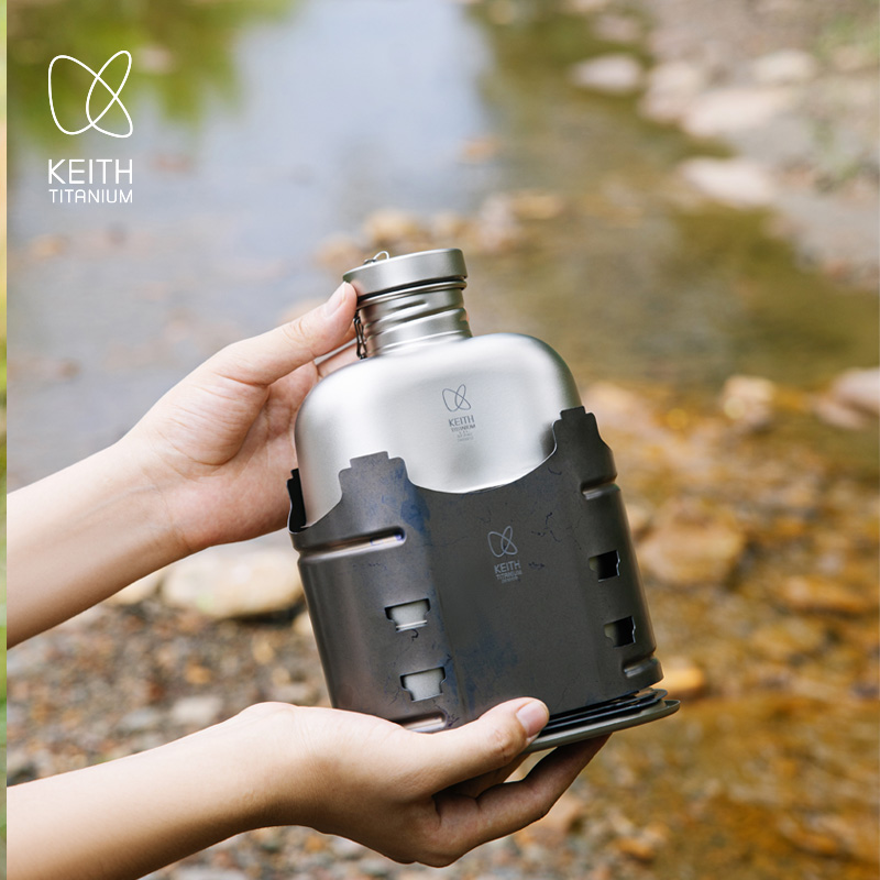 Keith All-in-One Titanium Camp - đánh giá và giá Ultralight Titanium Wood Stove Backpack