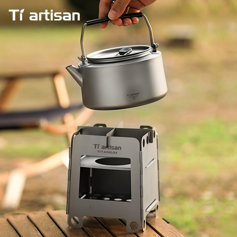 Tiartisan Titanium Multi-fuel  - đánh giá và giá Ultralight Titanium Wood Stove Backpack
