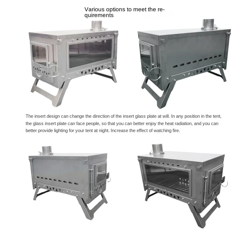 WT-Dream-Ti Titanium furnace P - đánh giá và giá Titanium Folding Wood Stove Tent