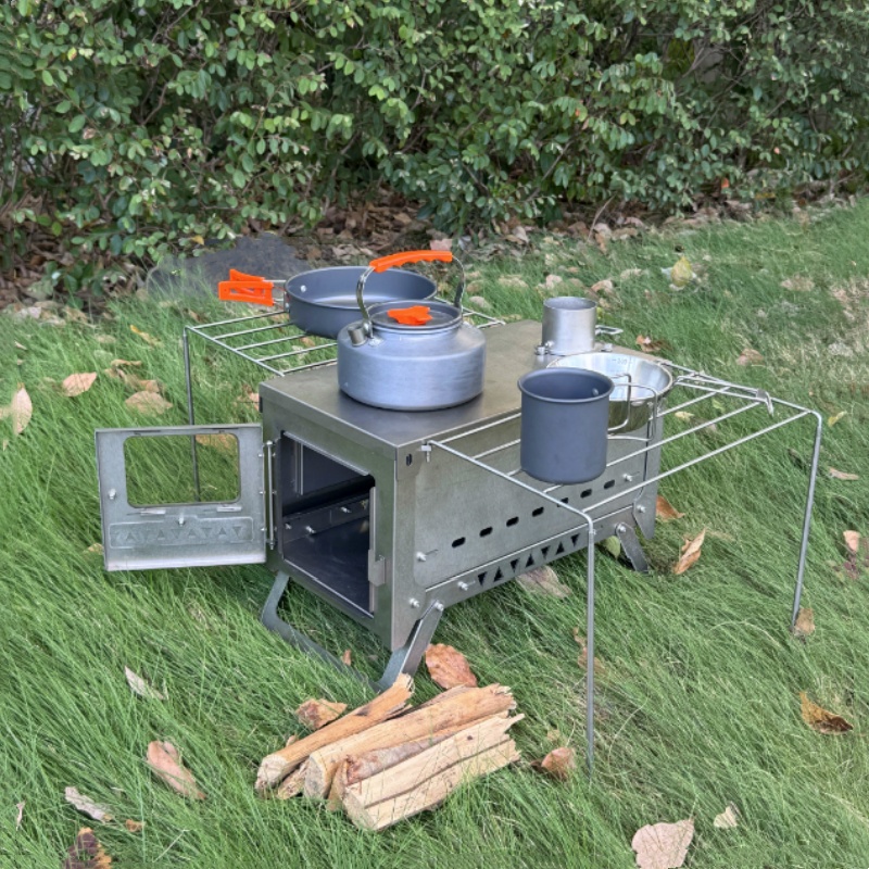 Titanium Wood Stove Secondary  - đánh giá và giá Titanium Folding Wood Stove Tent