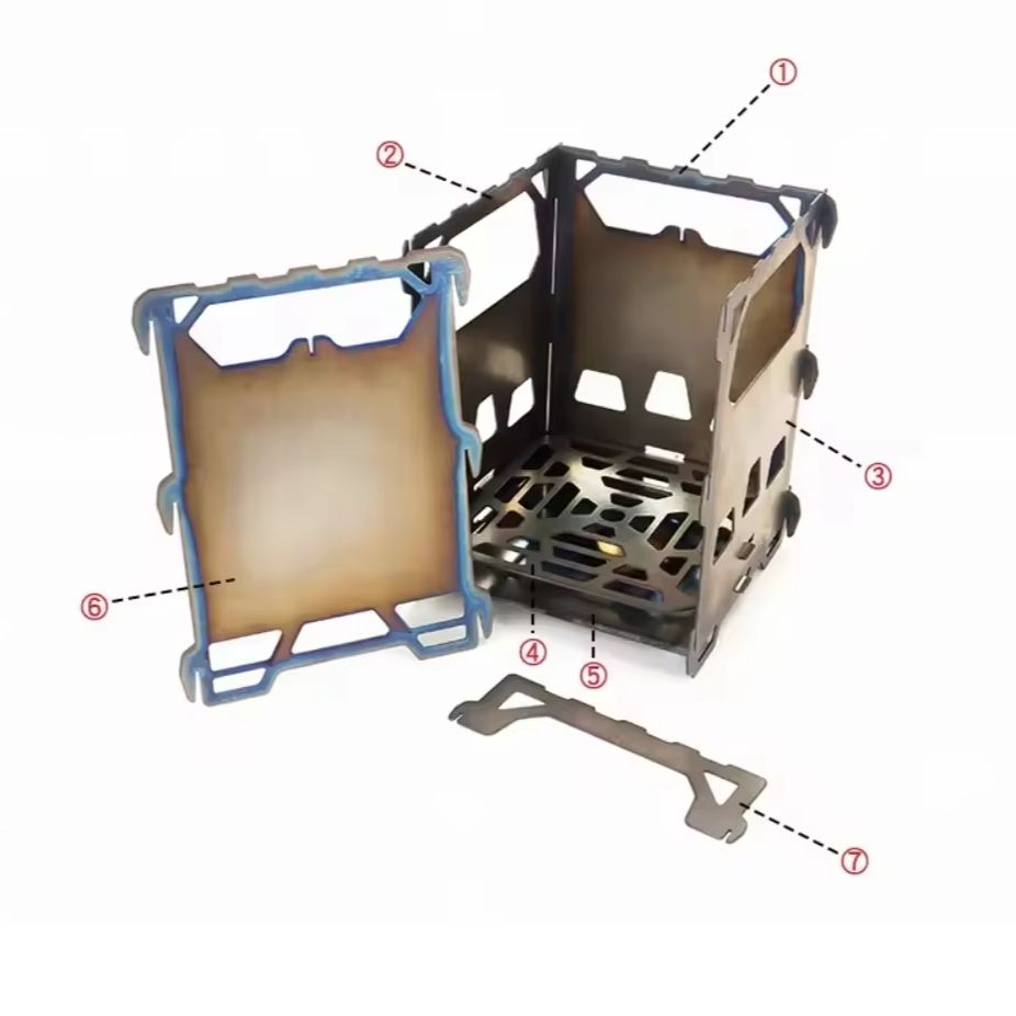 KEITH Ti2201 Titanium Alloy Ba - đánh giá và giá Ultralight Titanium Wood Stove Backpack