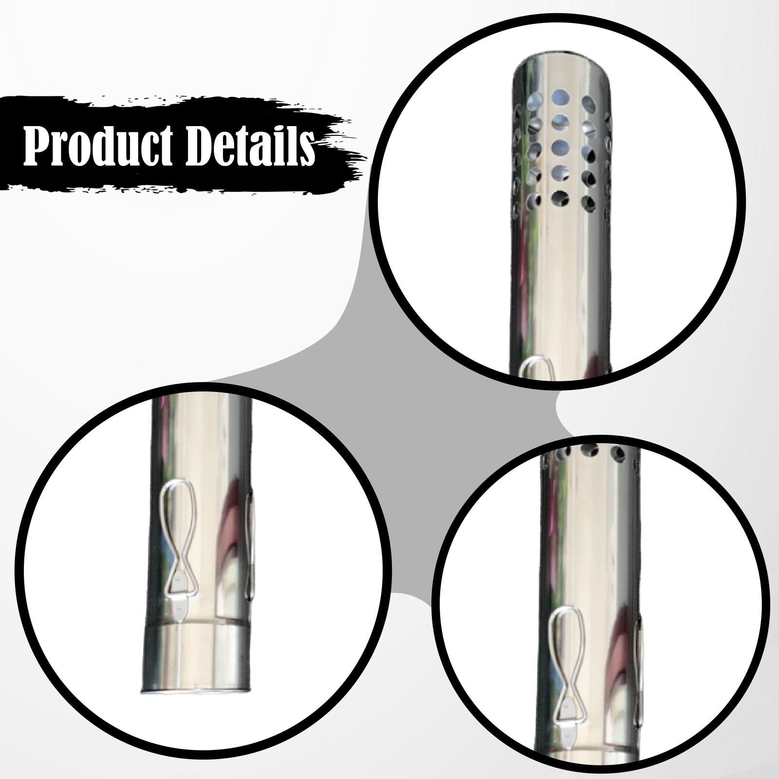 Outdoor Stove Chimney Pipe wit - đánh giá và giá Tent Stove Pipe Spark Arrestor Cap