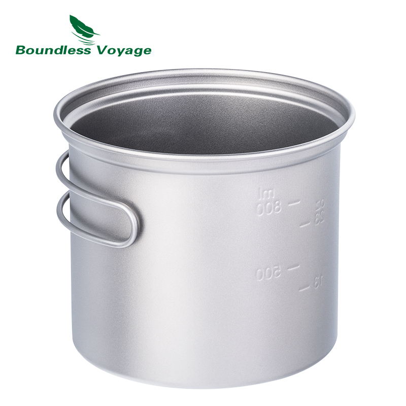 VÔ BIÊN Chuyến Đi Cắm Trại Tit - đánh giá và giá Titanium Cooking Pot Pan Mess Kit