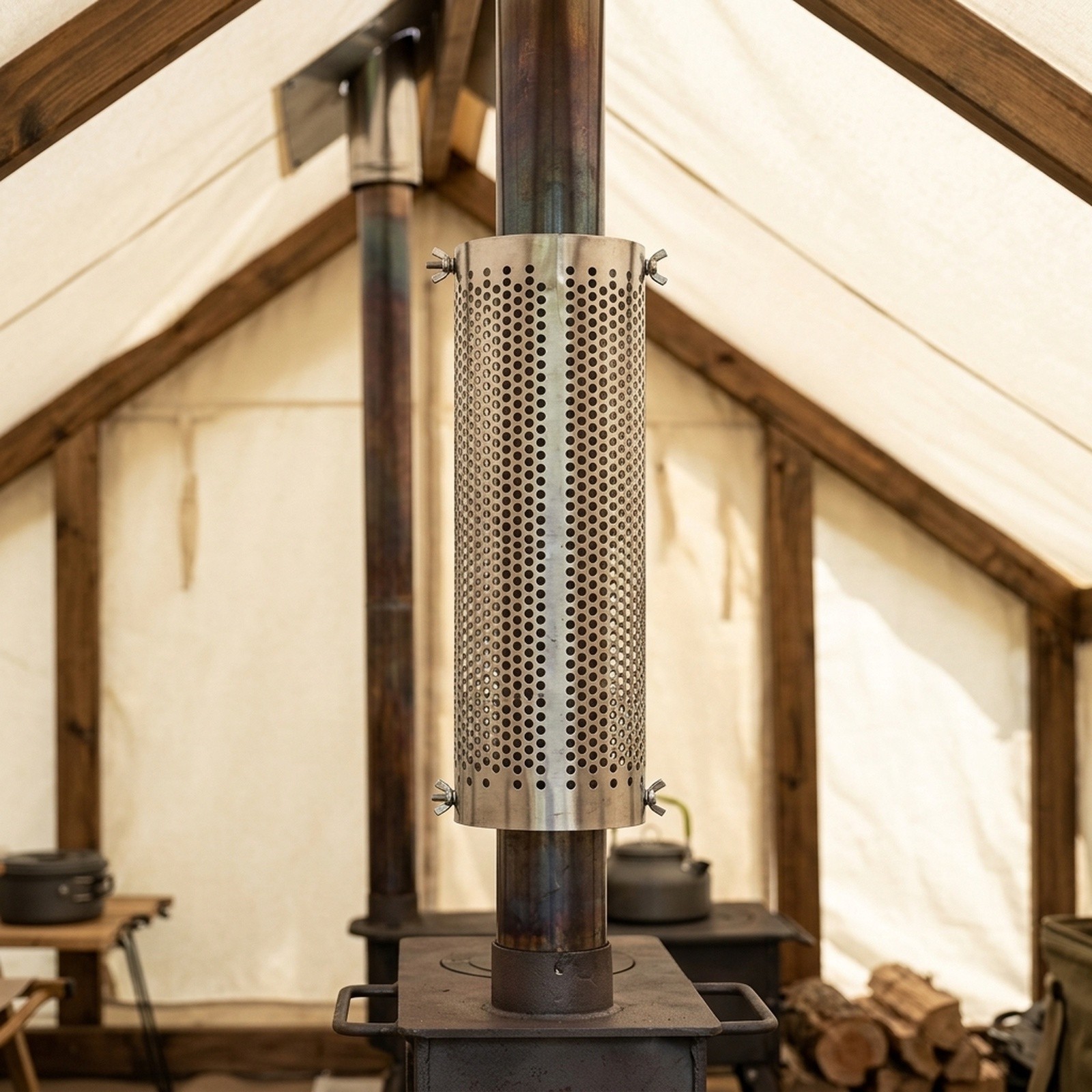 Stainless Steel Camping Tent S - đánh giá và giá Hot Tent Wood Stove With Chimney Pipe