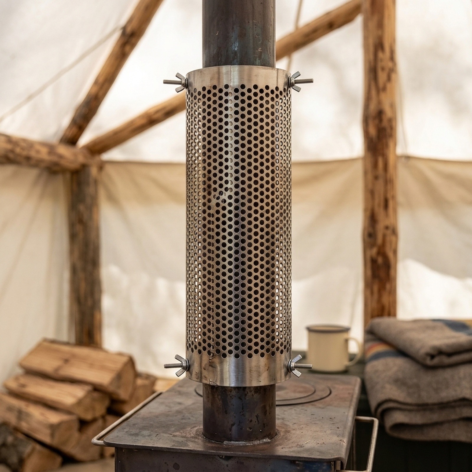 Stainless Steel Camping Tent S - đánh giá và giá Hot Tent Wood Stove With Chimney Pipe
