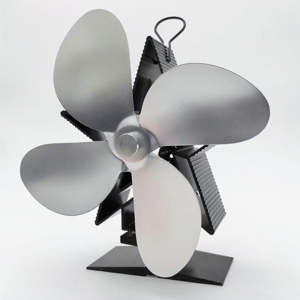 Silent Heat Powered Stove Fan  - đánh giá và giá Stove Fan Heat Powered 4 Blade