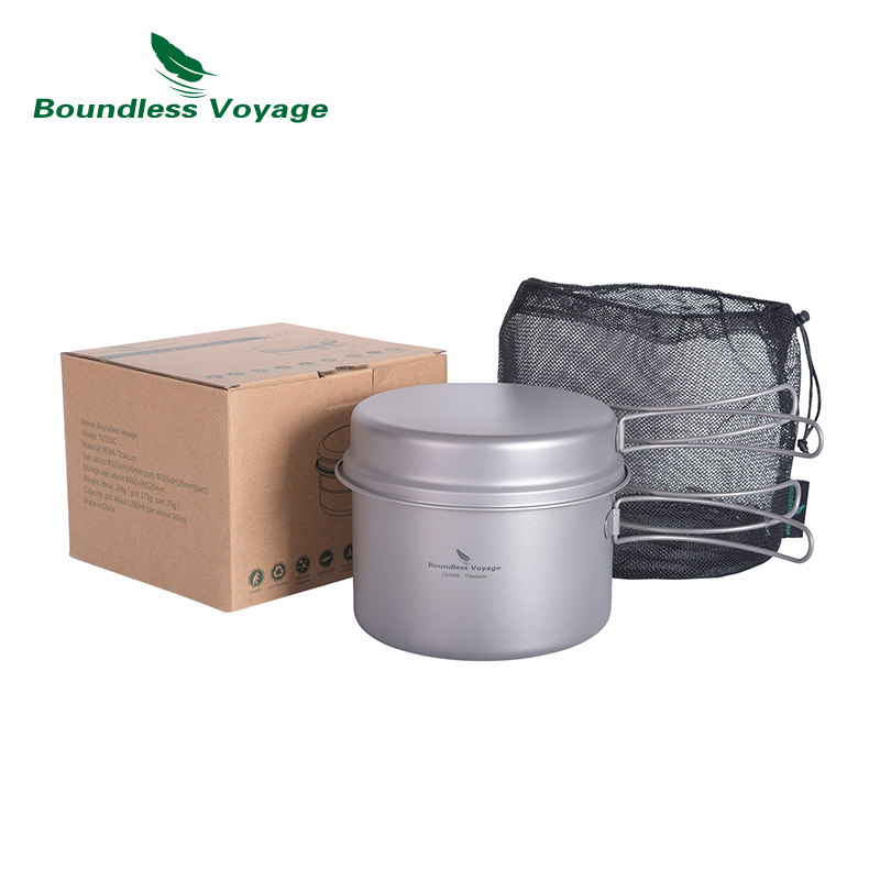 VÔ BIÊN Chuyến Hải Hành Titan  - đánh giá và giá Titanium Cooking Pot Pan Mess Kit