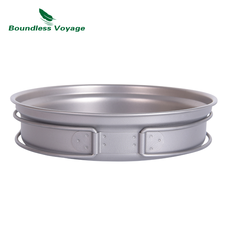 VÔ BIÊN Chuyến Hải Hành Titan  - đánh giá và giá Titanium Cooking Pot Pan Mess Kit