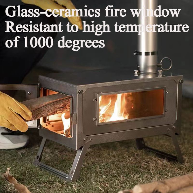 Folding Titanium Fire Wood Hea - đánh giá và giá Titanium Folding Wood Stove Tent