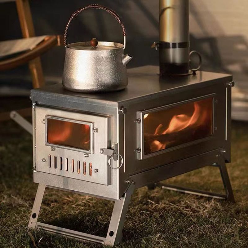 Folding Titanium Fire Wood Hea - đánh giá và giá Titanium Folding Wood Stove Tent