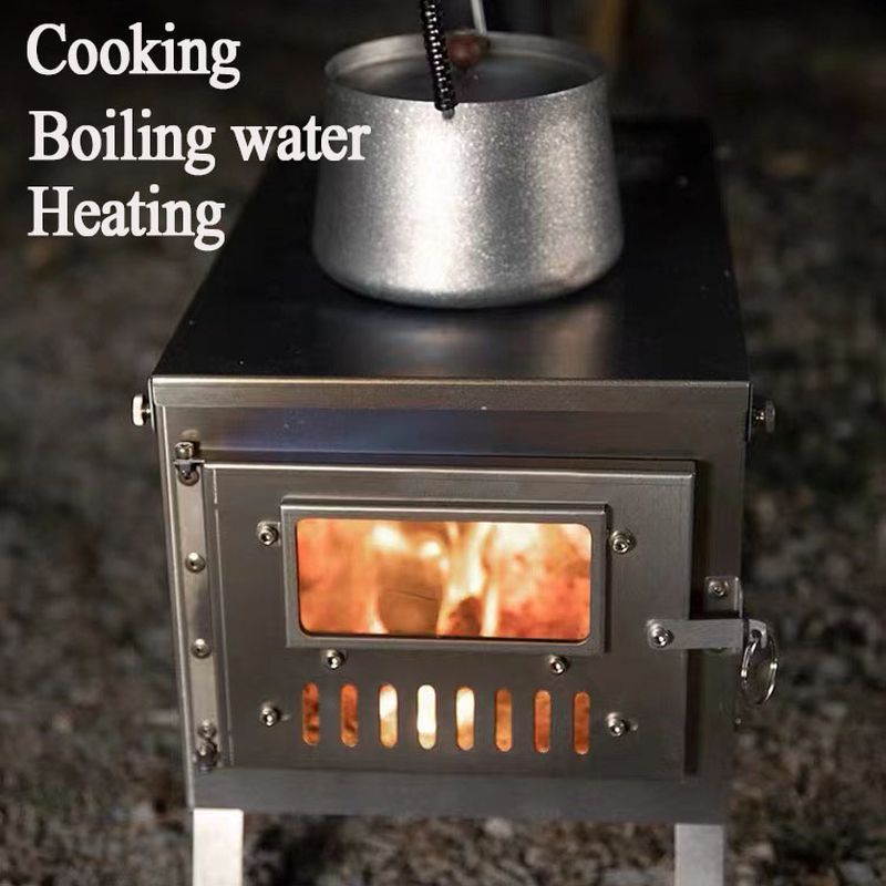 Folding Titanium Fire Wood Hea - đánh giá và giá Titanium Folding Wood Stove Tent