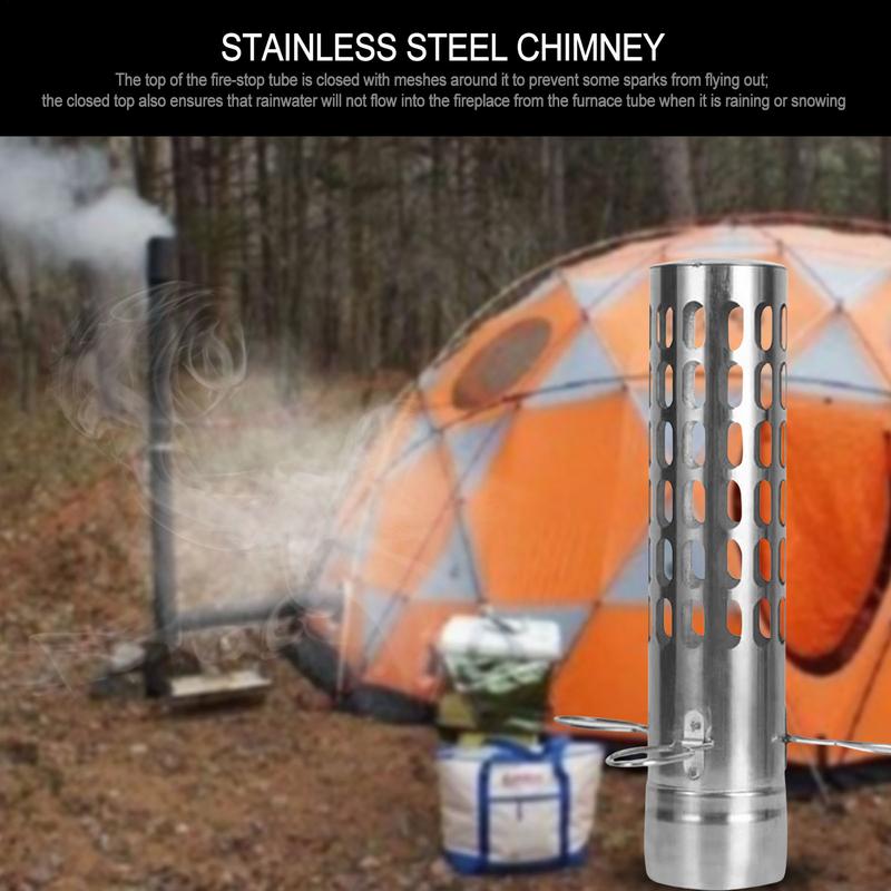 Tent Stove Chimney Pipe Stainl - đánh giá và giá Tent Stove Pipe Spark Arrestor Cap