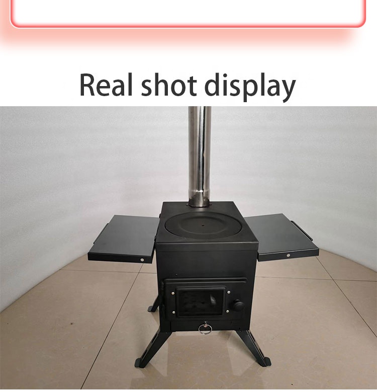Compact Portable Wooden Campin - đánh giá và giá Titanium Folding Wood Stove Tent