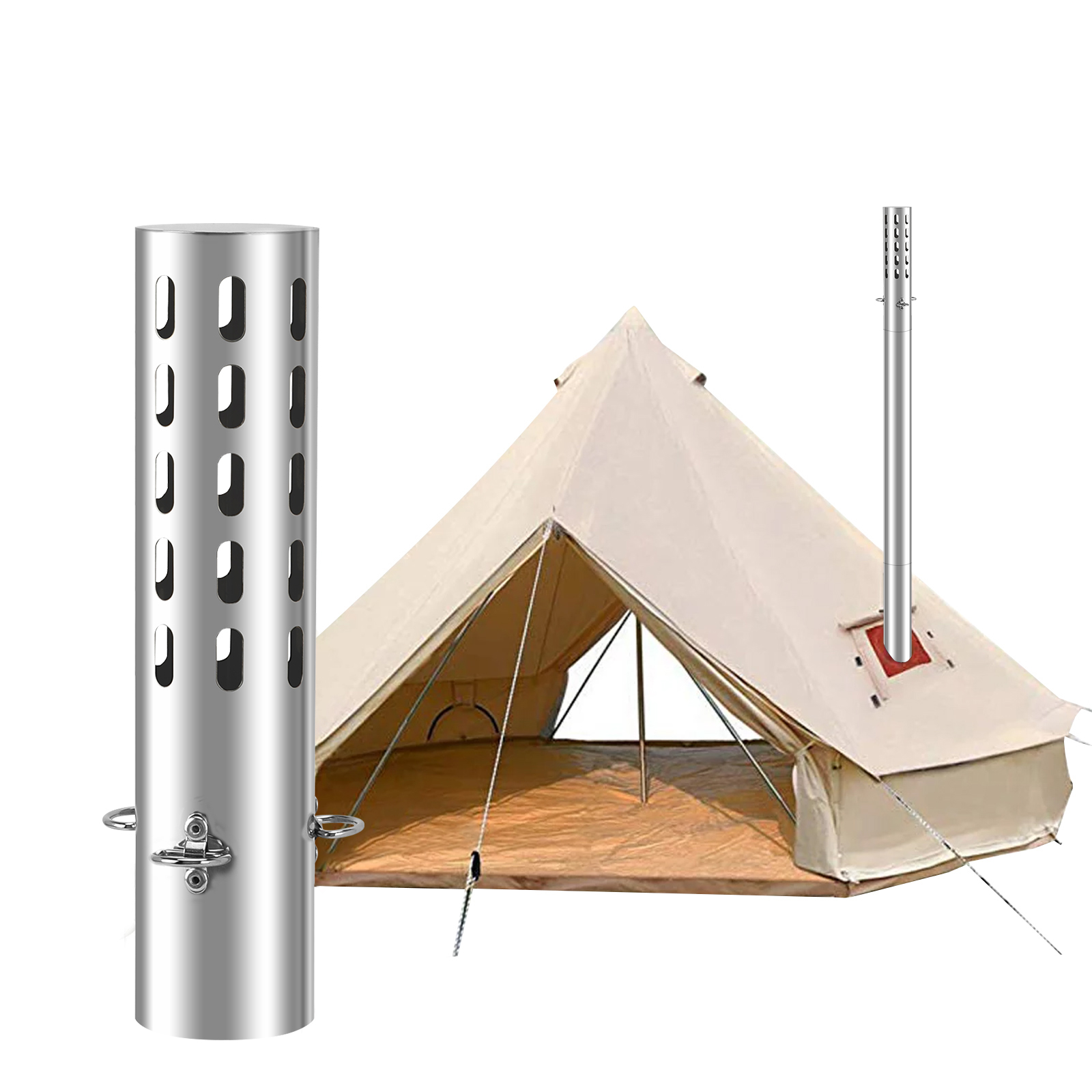 Camping Tent Stove Chimney Par - đánh giá và giá Tent Stove Pipe Spark Arrestor Cap