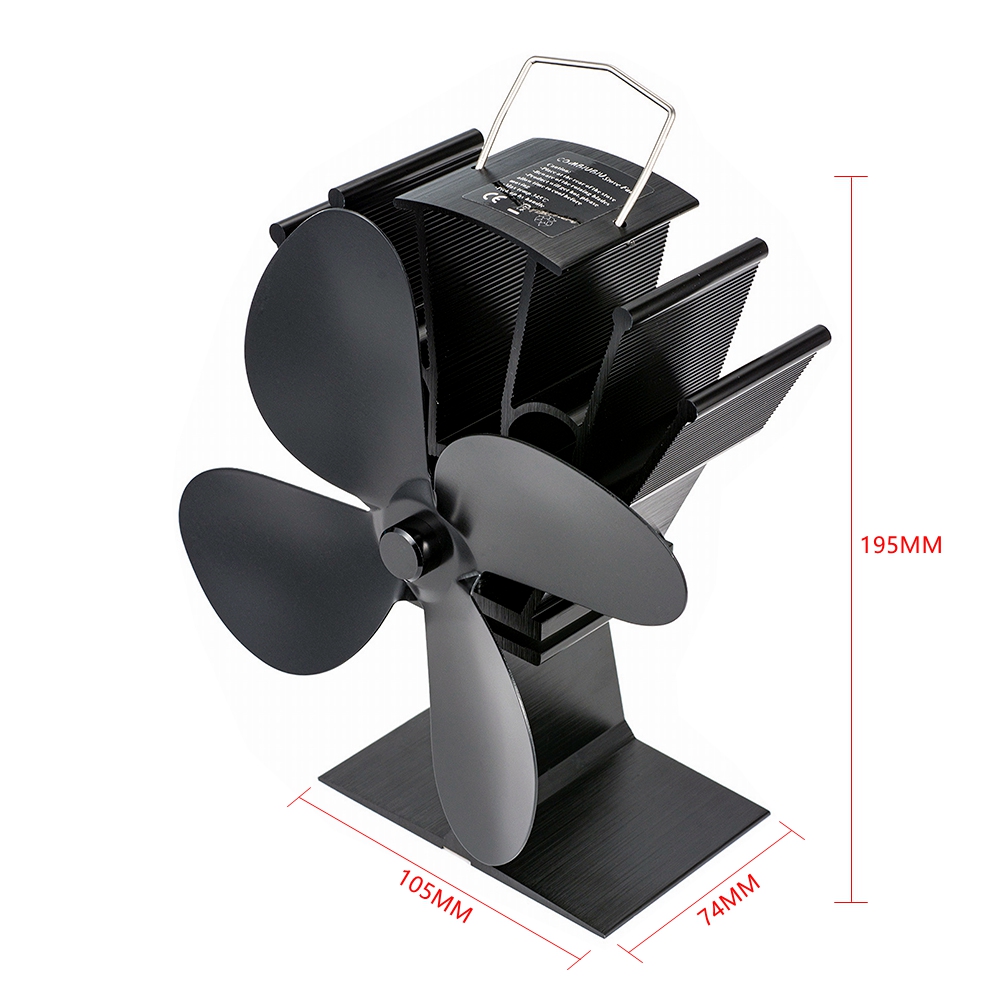 4 Blade Heat Powered Stove Fan - đánh giá và giá Stove Fan Heat Powered 4 Blade