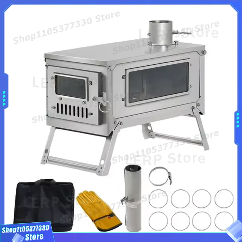 Portable Titanium Wood Stove U - đánh giá và giá Ultralight Titanium Wood Stove Backpack